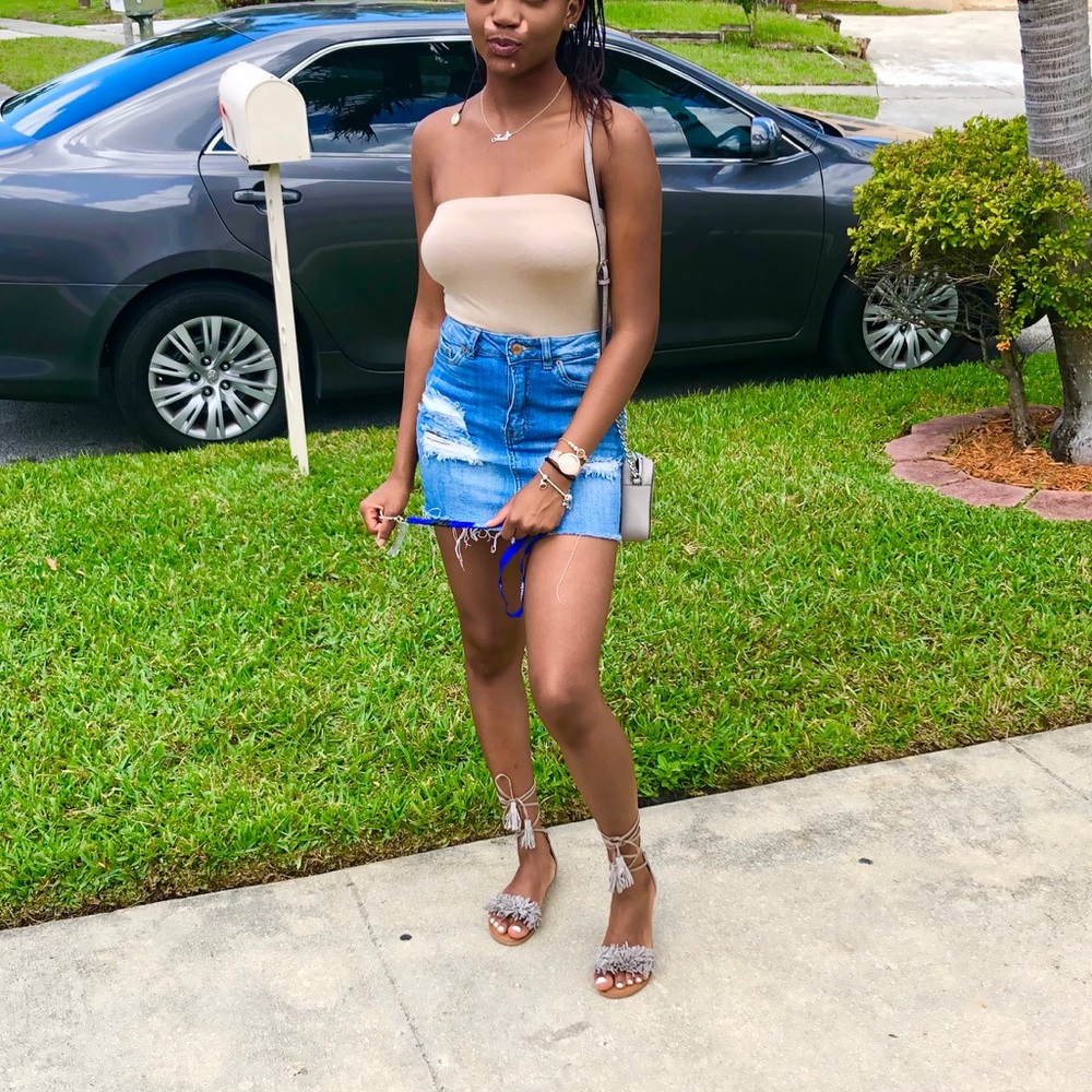 Jean skirt 👸🏽